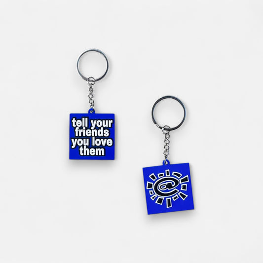 Always - TYFYLT Double Sided Keyring - Blue