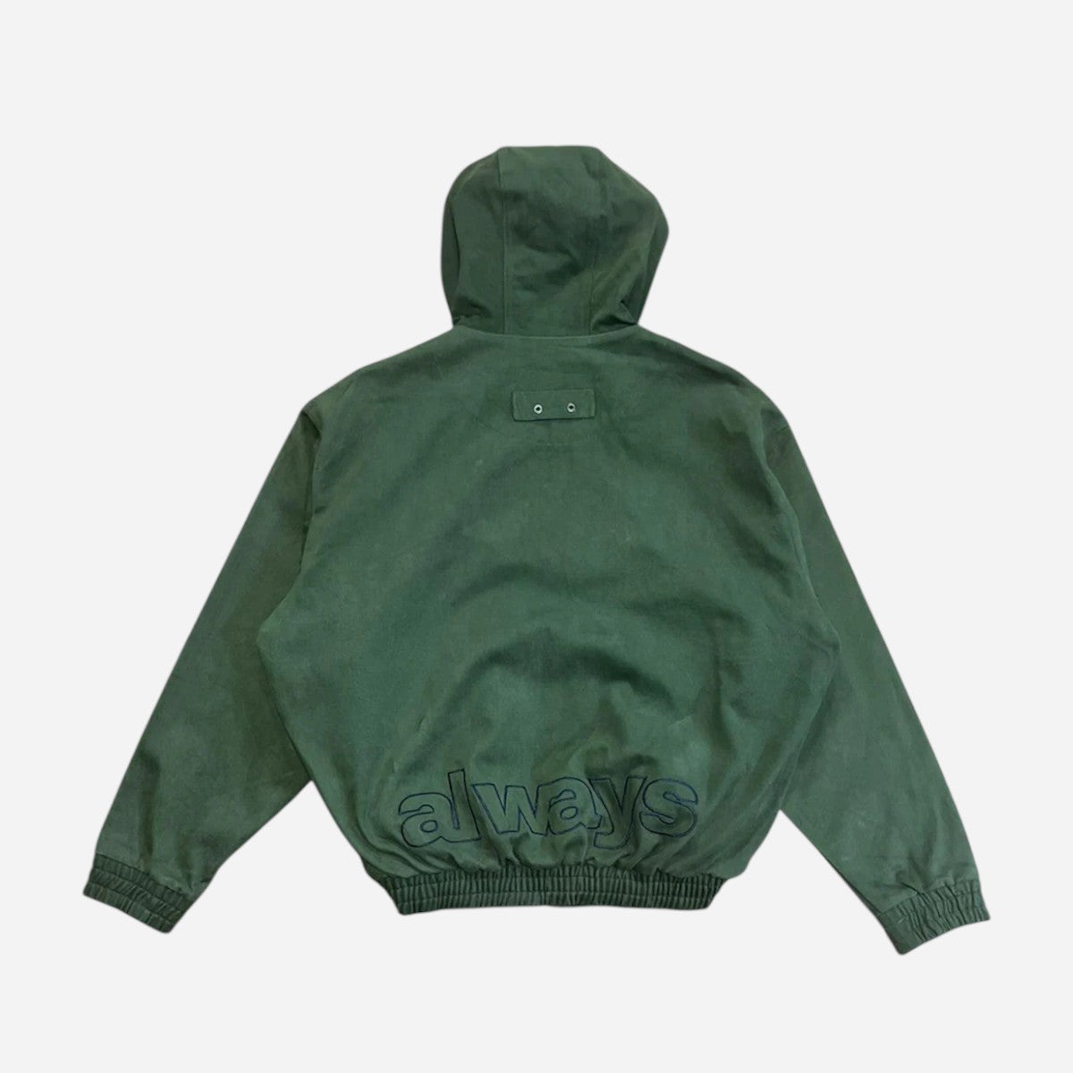 Always - Two Tone Canvas Bomber Jacket - Green