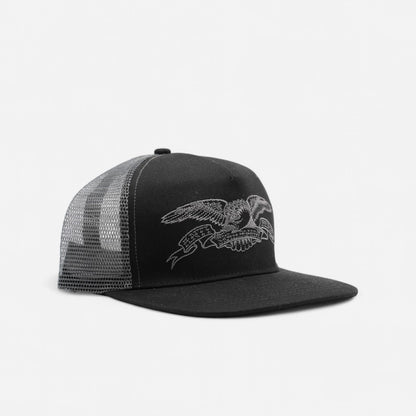 Anti-Hero - Eagle Snapback Trucker Cap - Black/Charcoal