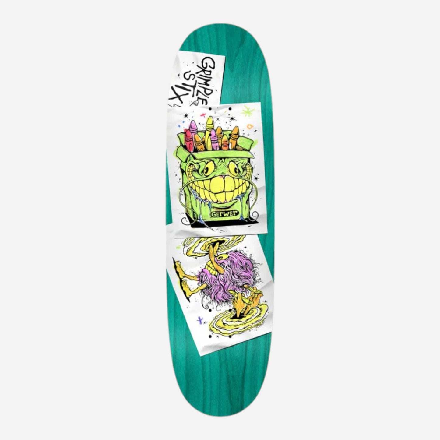 Anti-Hero - Grimple Stix Frank Gerwer Colouring Deck - 8.75"