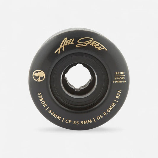 Arbor - Axel Serrat Spud Black Wheels - 64mm 82a