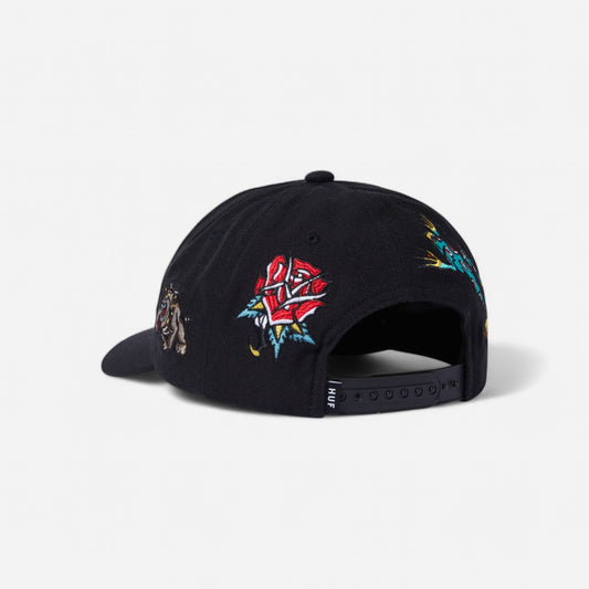 HUF - Bledsoe 6 Panel Cap - Black