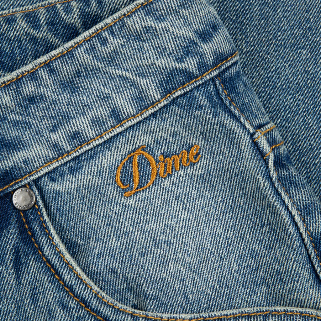 Dime - Classic Relaxed Denim Pants - Sandblasted indigo