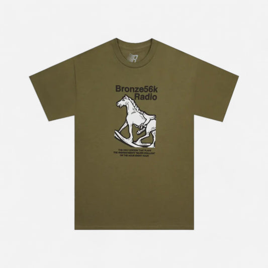 Bronze 56k - Silver Station Tee - Military Green