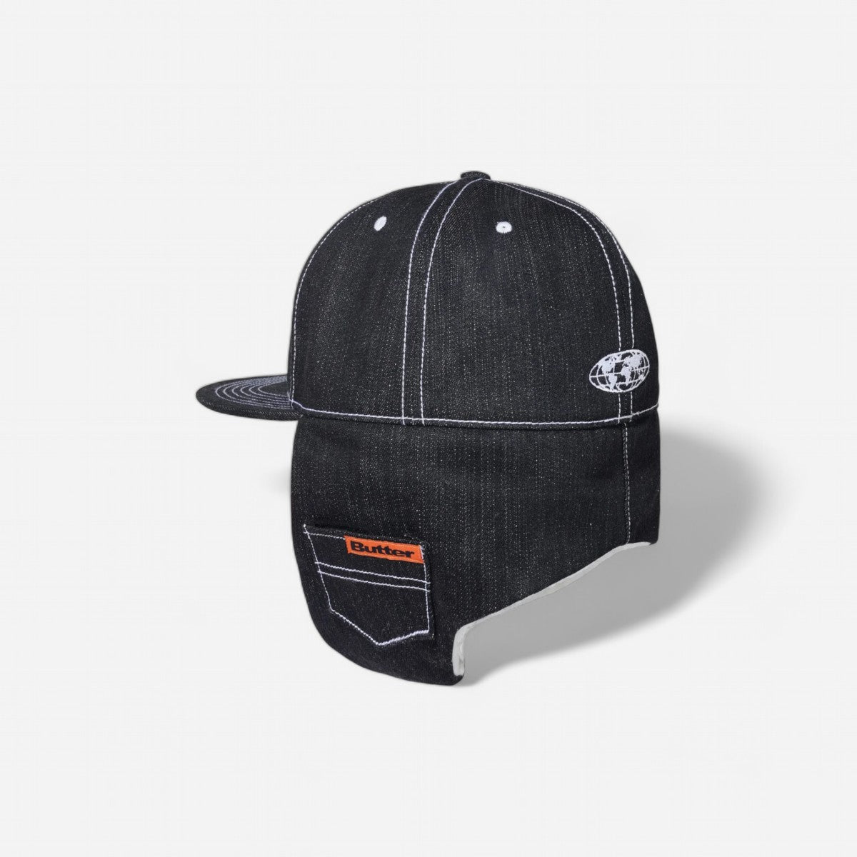 Butter Goods - Adilson Pedro Flap Cap - Black