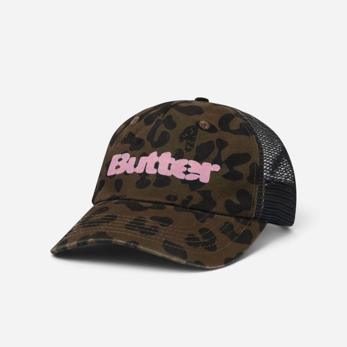 Butter Goods - Stencil Trucker Cap - Leopard