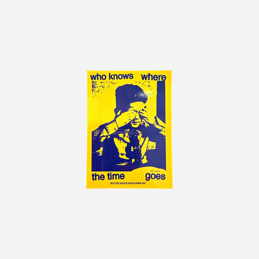 Butter Goods - Time Sticker - Yellow
