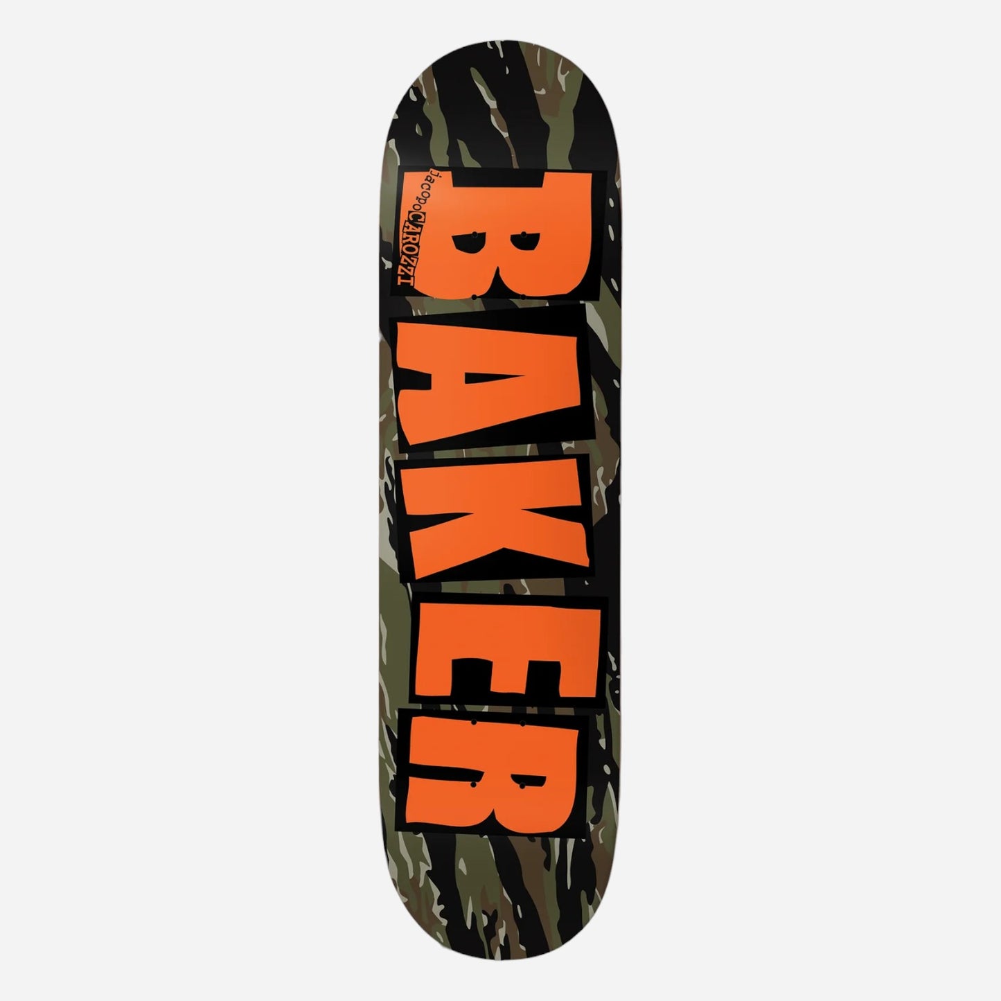 Baker - Jacopo Carozzi Brand Logo Tiger Stripe Twin Deck - 8.38"