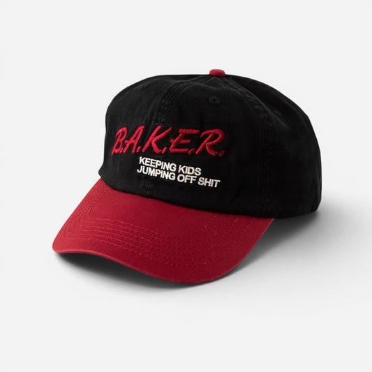 Baker - Narc Dad Cap - Black/Red