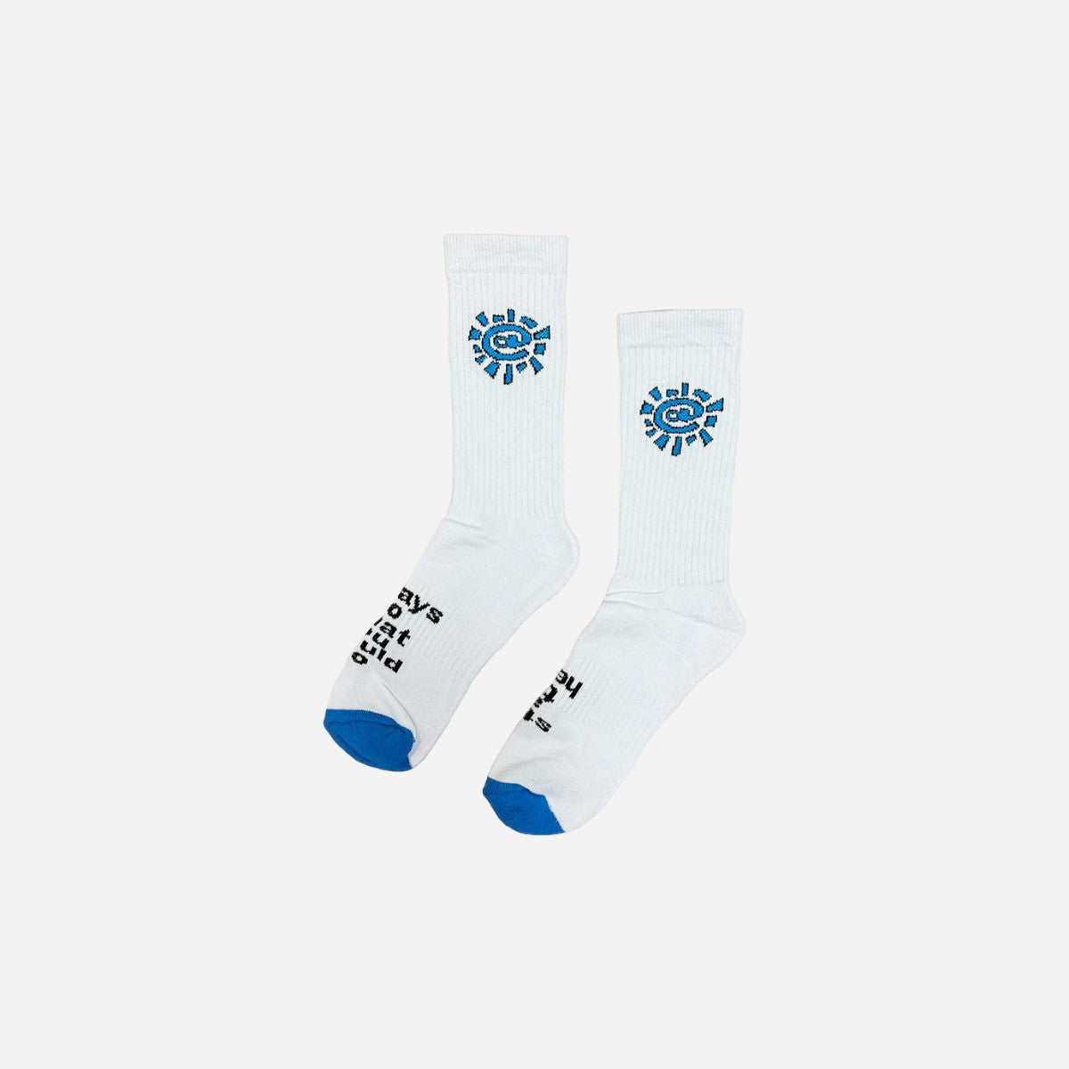Always - @ Sun Sock - White/Blue