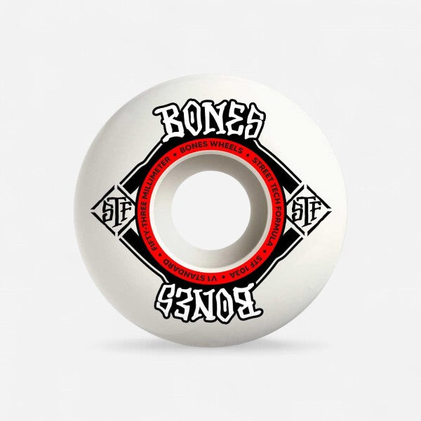 Bones - STF V5 Sidecut Wheels - 53mm 103A