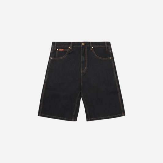 Butter Goods - Baggy Denim Shorts - Washed Black