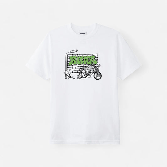 Butter Goods -  Bike Tee - White