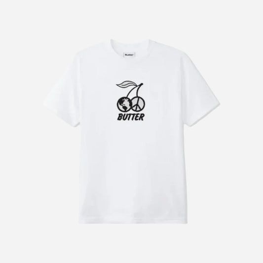 Butter Goods - Cherry Tee - White