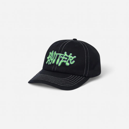 Butter Goods - Ink 6 Panel Cap - Black