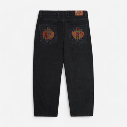 Butter Goods - Spider Denim Jeans - Washed Black