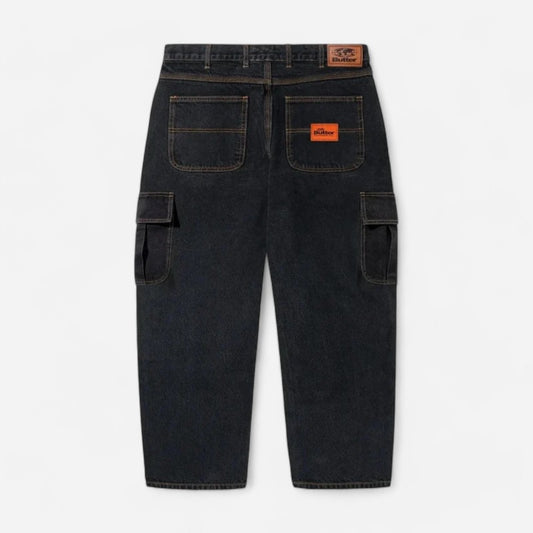 Butter Goods - Santosuosso Cargo Denim Jeans - Washed Black