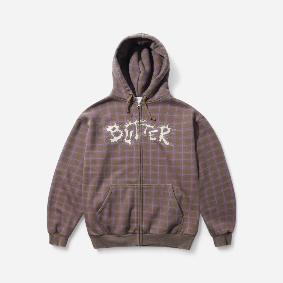 Butter Goods - Eruption Zip-Thru Hood - Plaid