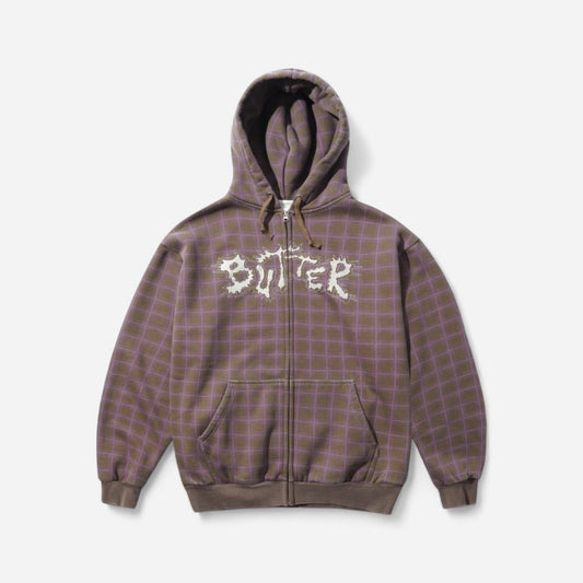 Butter Goods - Eruption Zip-Thru Hood - Plaid