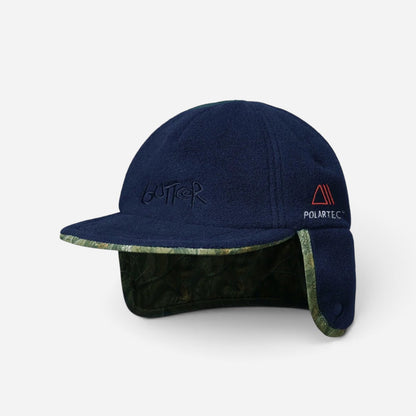 Butter Goods - Polartec Reversible Trapper Cap - Forest Camo/Navy