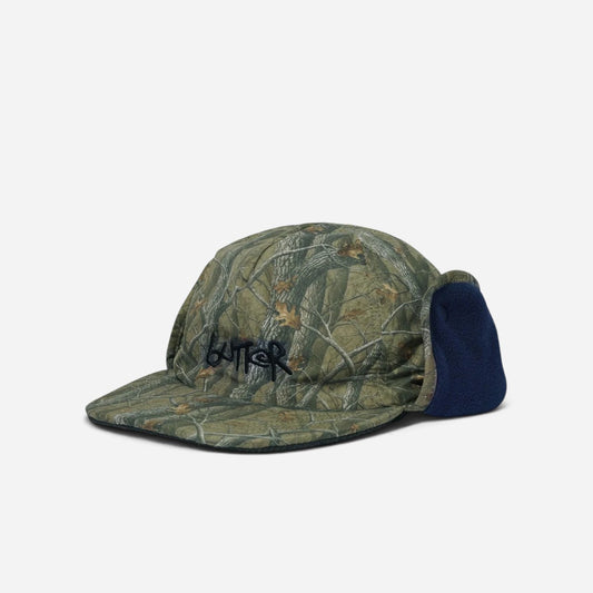 Butter Goods - Polartec Reversible Trapper Cap - Forest Camo/Navy
