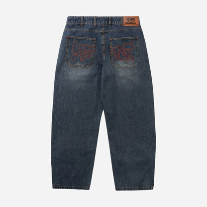 Butter Goods - Blotch Denim Jeans - Streaky Navy