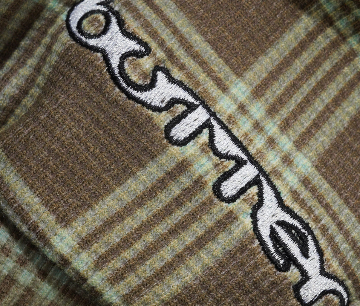 Butter Goods - Waffle Zip-Thru Hood - Plaid