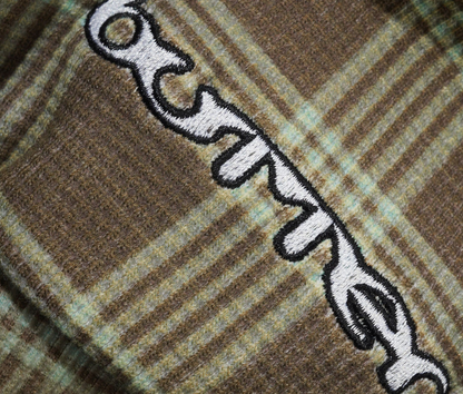 Butter Goods - Waffle Zip-Thru Hood - Plaid