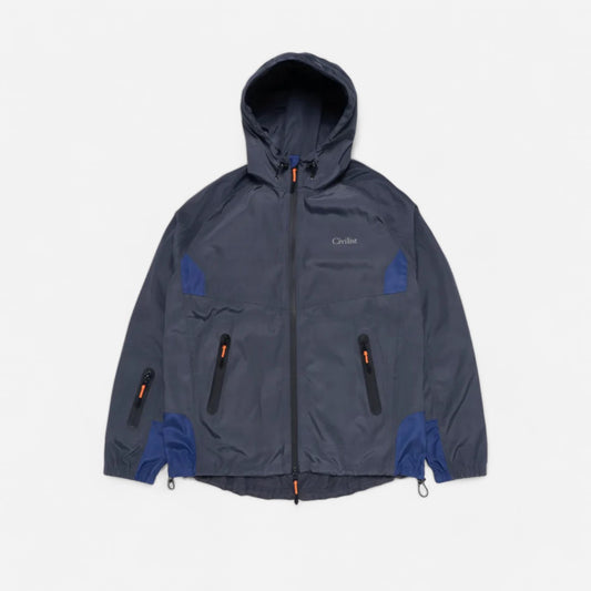 Civilist - Tech Jacket - Charcoal/Blue