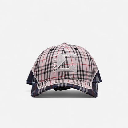 Civilist - Checks Low Pro Cap - Pink/Blue