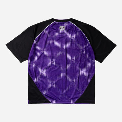 Always - Cross Plaid Shirt - Purple/Black
