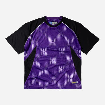 Always - Cross Plaid Shirt - Purple/Black