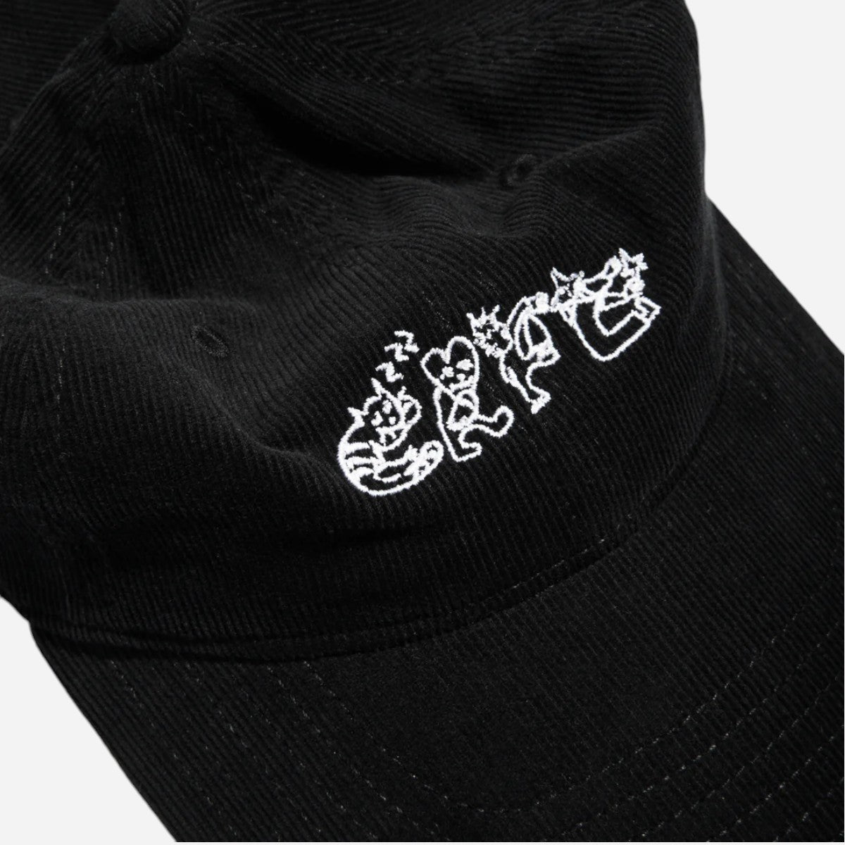 Skateboard Café - Buddy 6 Panel Cap - Black