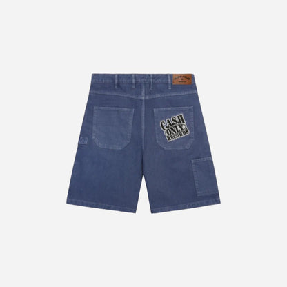 Cash Only - Records Denim Shorts - Slate