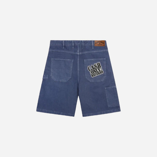 Cash Only - Records Denim Shorts - Slate