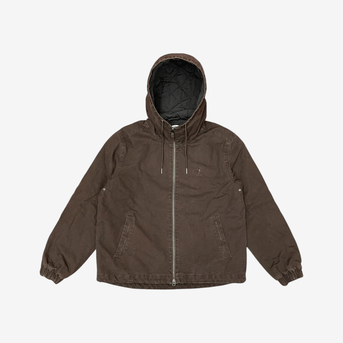 Dancer - Hooded Work Jacket - Brown