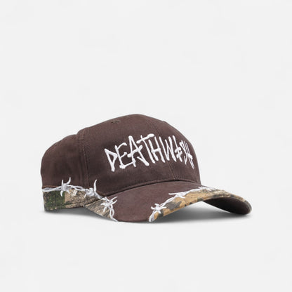 Deathwish - Deathspray Barbed Wire Cap - Brown/Forest Camo