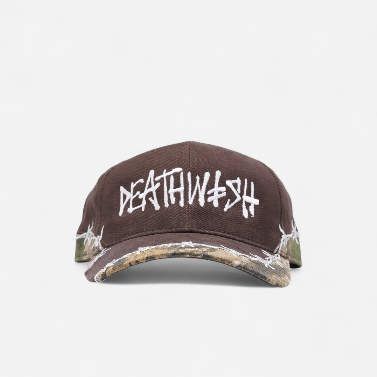Deathwish - Deathspray Barbed Wire Cap - Brown/Forest Camo