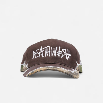 Deathwish - Deathspray Barbed Wire Cap - Brown/Forest Camo