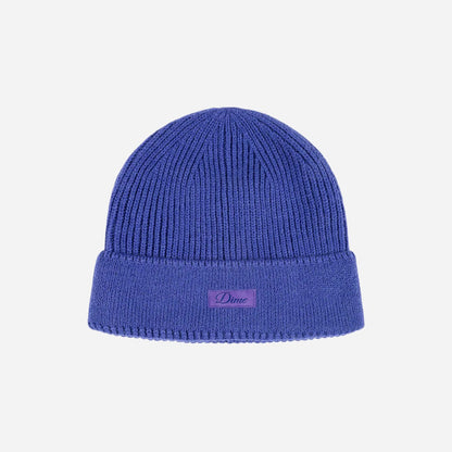 Dime - Cursive Rib Beanie - Purple