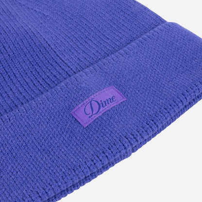 Dime - Cursive Rib Beanie - Purple