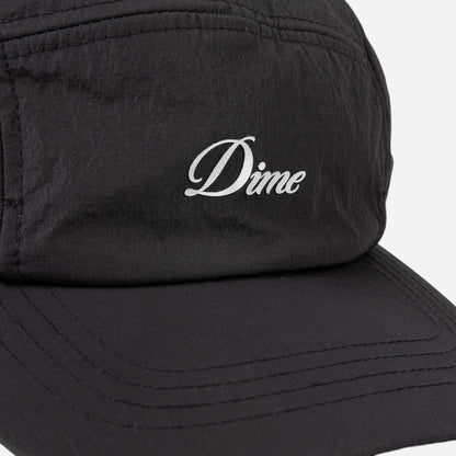 Dime - Cursive Earflap Cap - Black