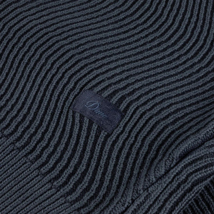 Dime - Wave Knit Sweater - Navy