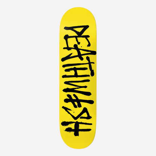 Deathwish - OG Spray Yellow/Black Deck - 8.0"