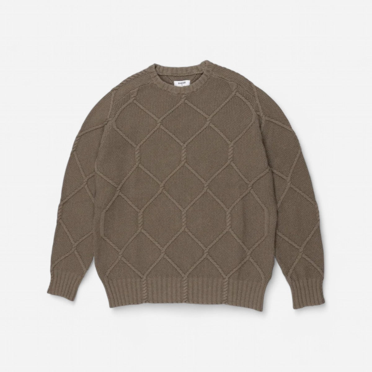 Dancer - Fence Knit Crewneck - Beige