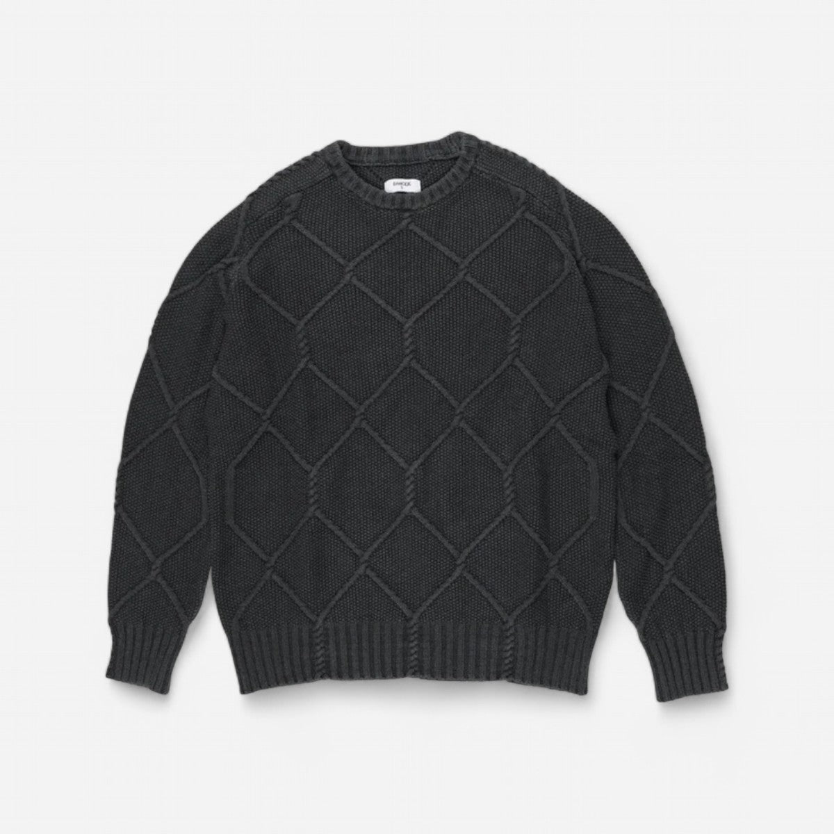 Dancer - Fence Knit Crewneck - Charcoal