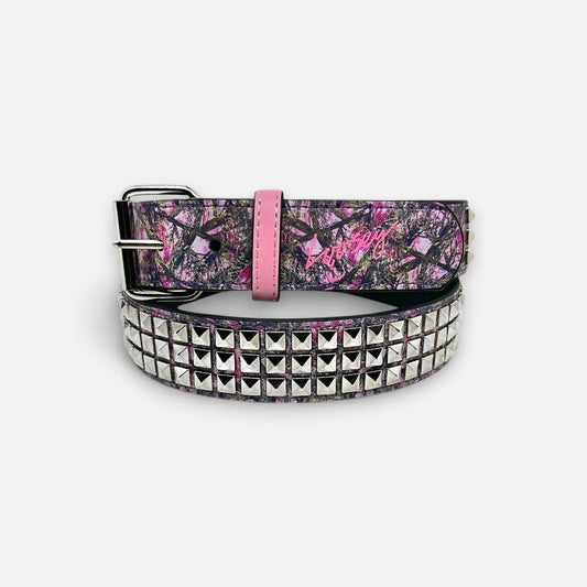 Loosey - Devin Sydlowski Camo Stud Pink Belt