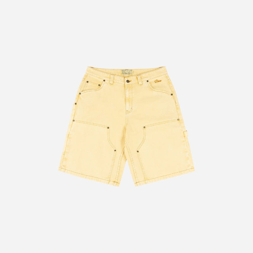 Dime - Carpenter Denim Shorts - Lemon