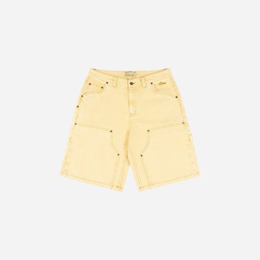 Dime - Carpenter Denim Shorts - Lemon