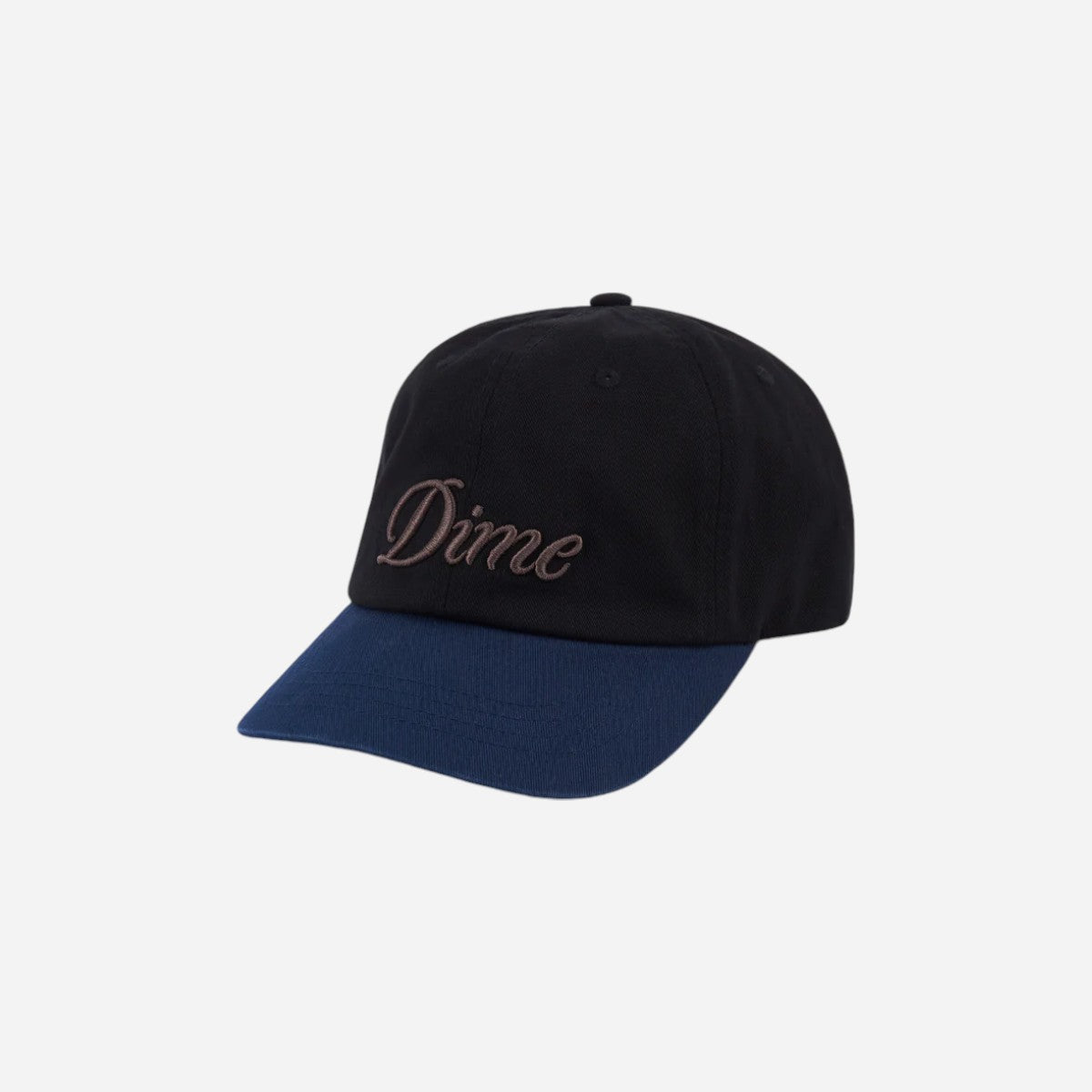 Dime - Cursive Low Pro Cap - Black/Midnight